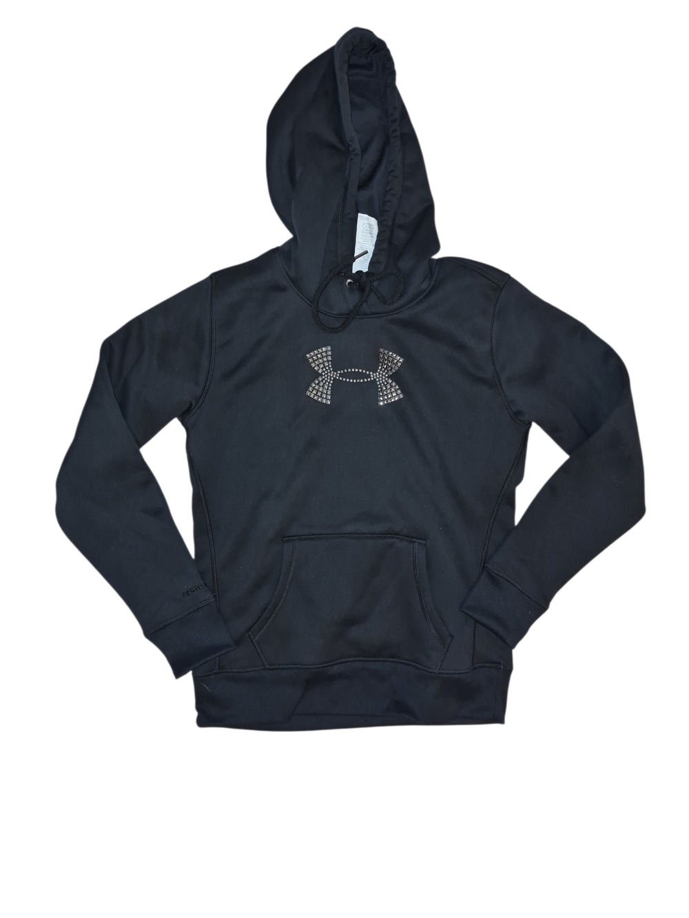 Under Armour Cold Gear Black Hoodie with Rhinestone Logo